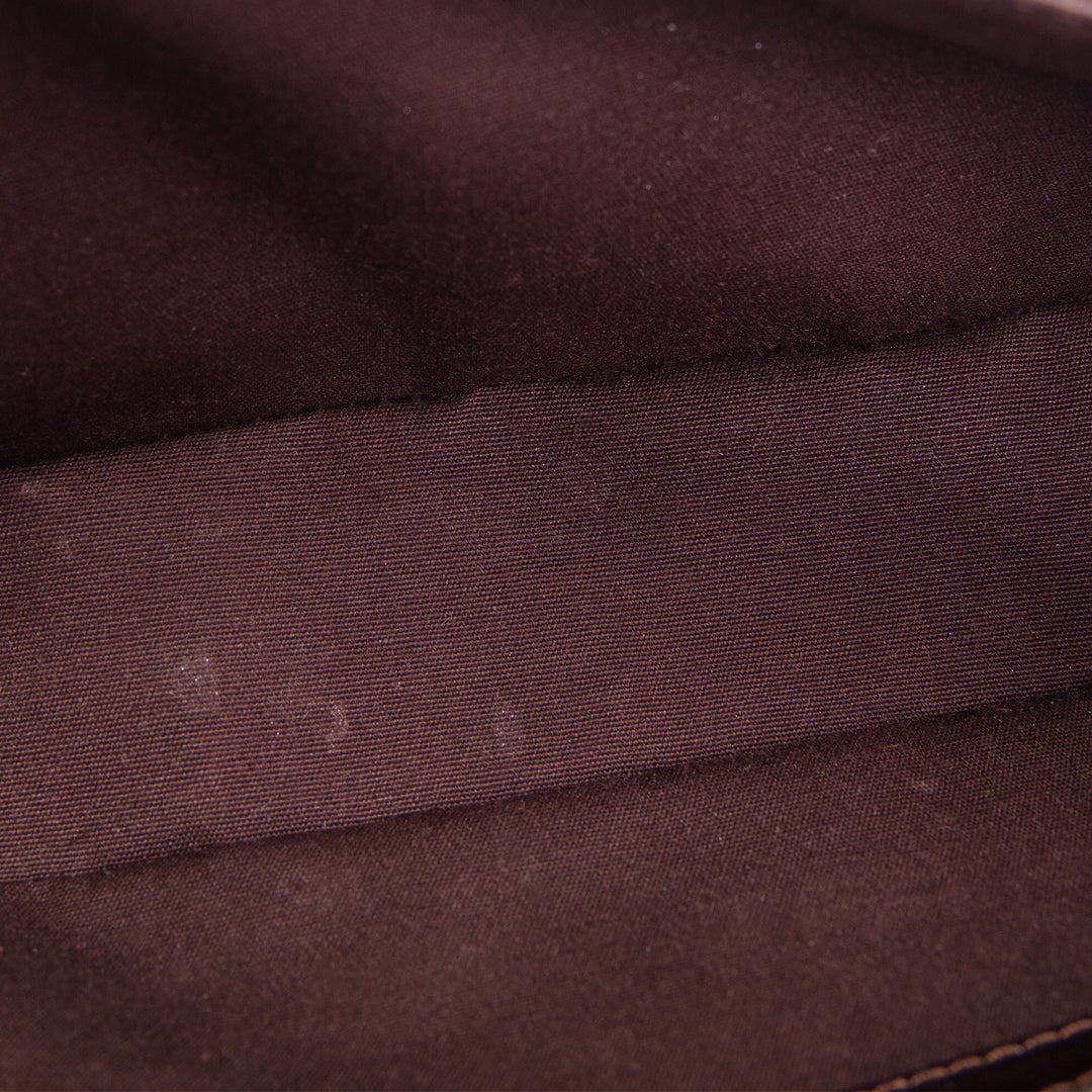LOUIS VUITTON Patent Sobe Clutch - Amarante OUTLET FINAL SALE