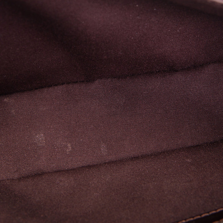 LOUIS VUITTON Patent Sobe Clutch - Amarante OUTLET FINAL SALE