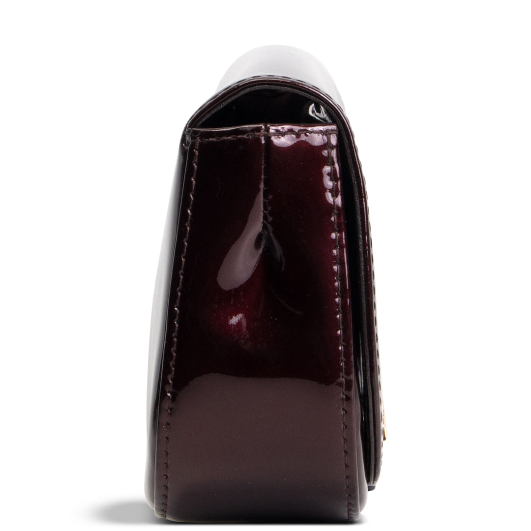 LOUIS VUITTON Patent Sobe Clutch - Amarante OUTLET FINAL SALE