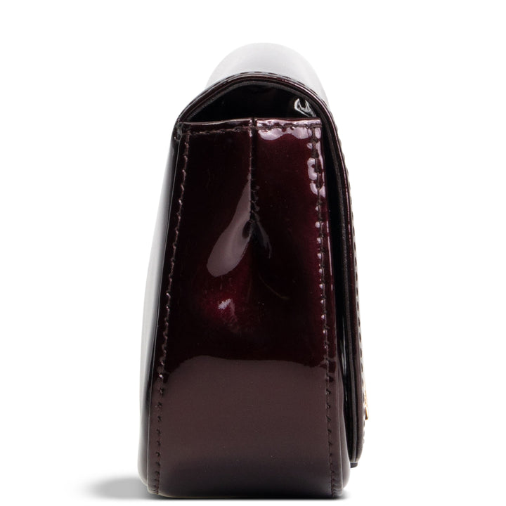 LOUIS VUITTON Patent Sobe Clutch - Amarante OUTLET FINAL SALE