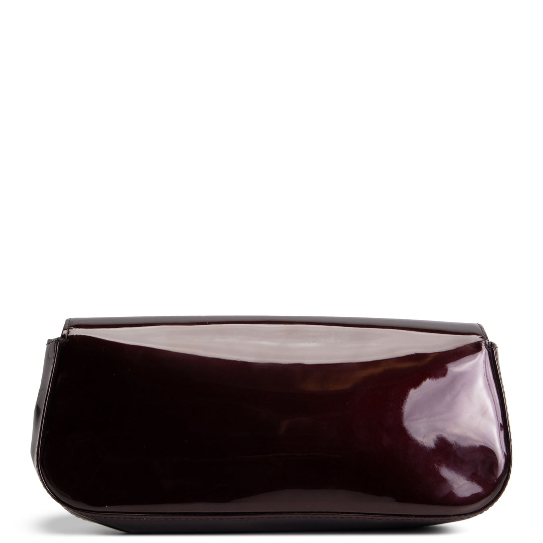 LOUIS VUITTON Patent Sobe Clutch - Amarante OUTLET FINAL SALE