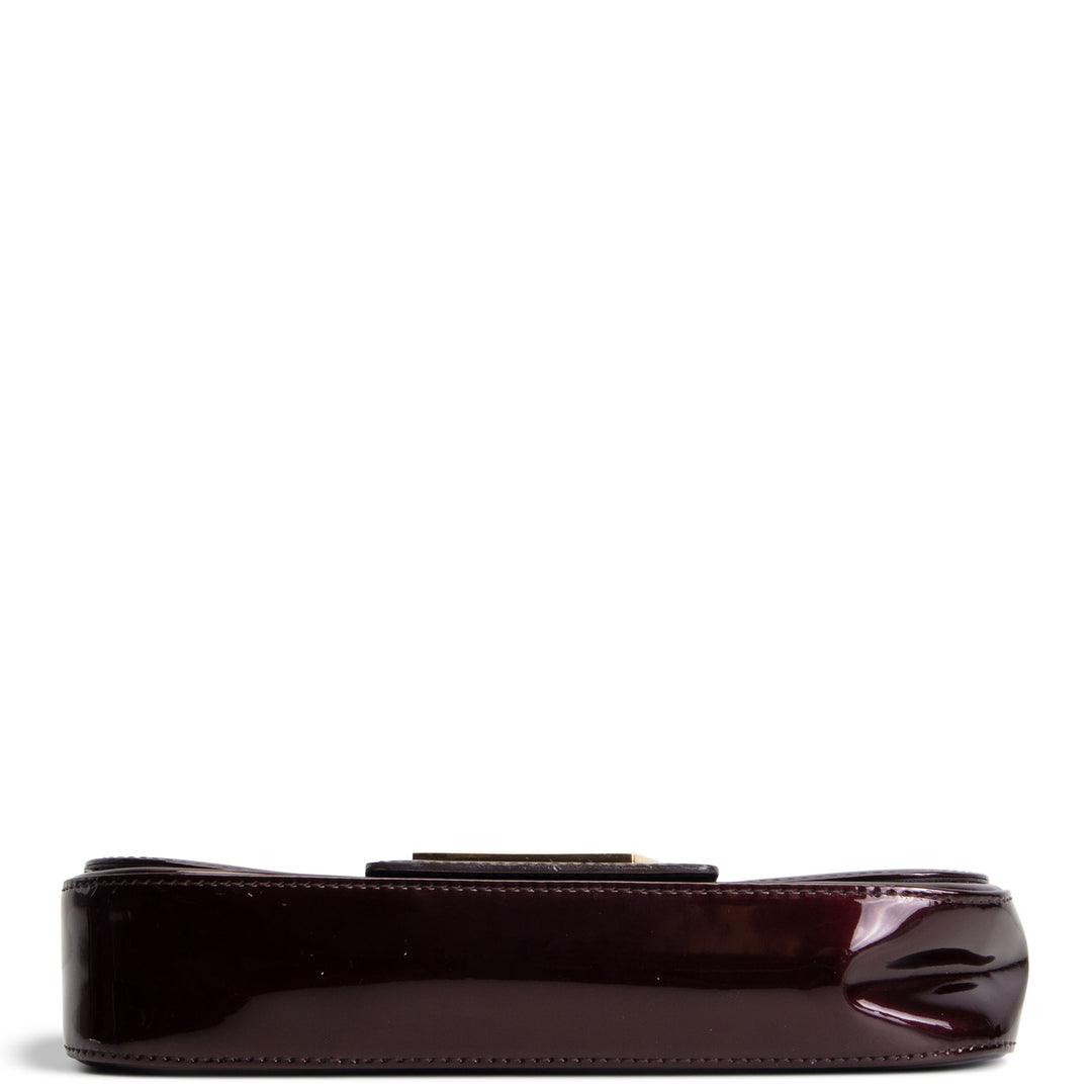 LOUIS VUITTON Patent Sobe Clutch - Amarante OUTLET FINAL SALE
