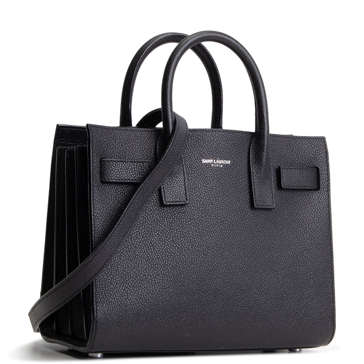 SAINT LAURENT Nano Sac de Jour Shoulder Bag - Black