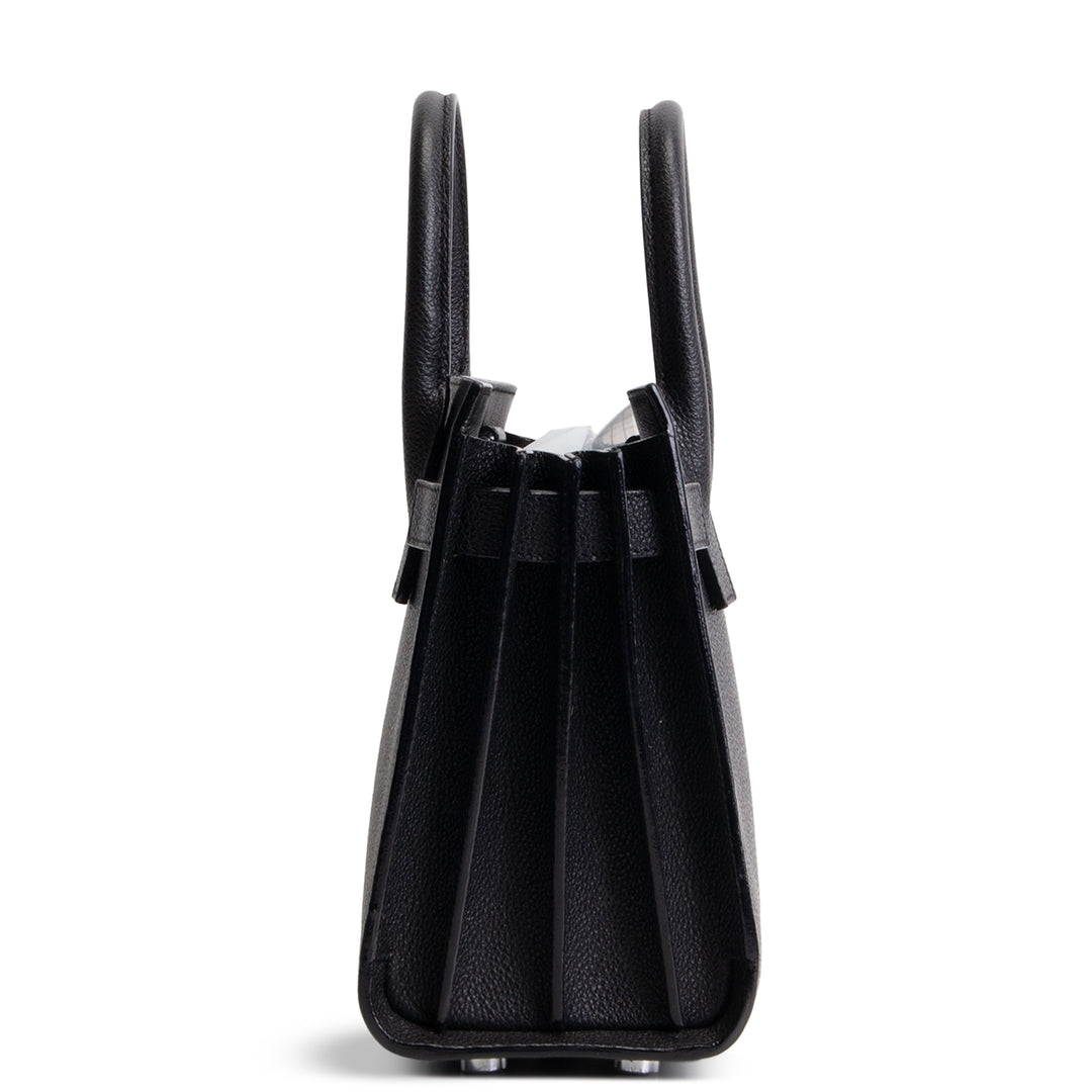 SAINT LAURENT Nano Sac de Jour Shoulder Bag - Black