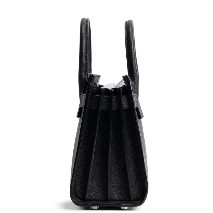 SAINT LAURENT Nano Sac de Jour Shoulder Bag - Black