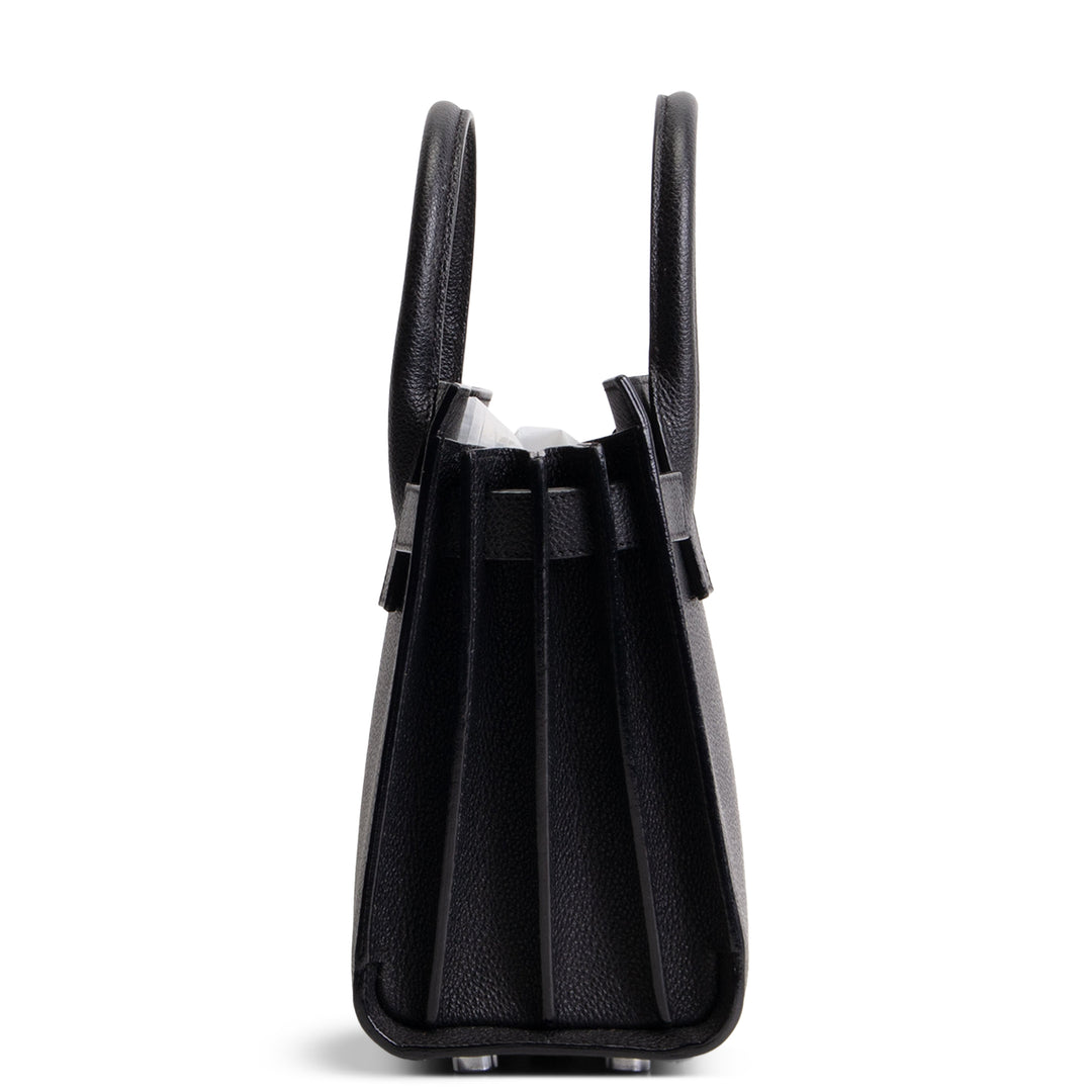 SAINT LAURENT Nano Sac de Jour Shoulder Bag - Black