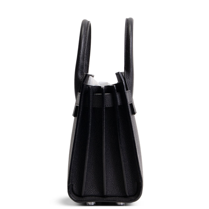 SAINT LAURENT Nano Sac de Jour Shoulder Bag - Black