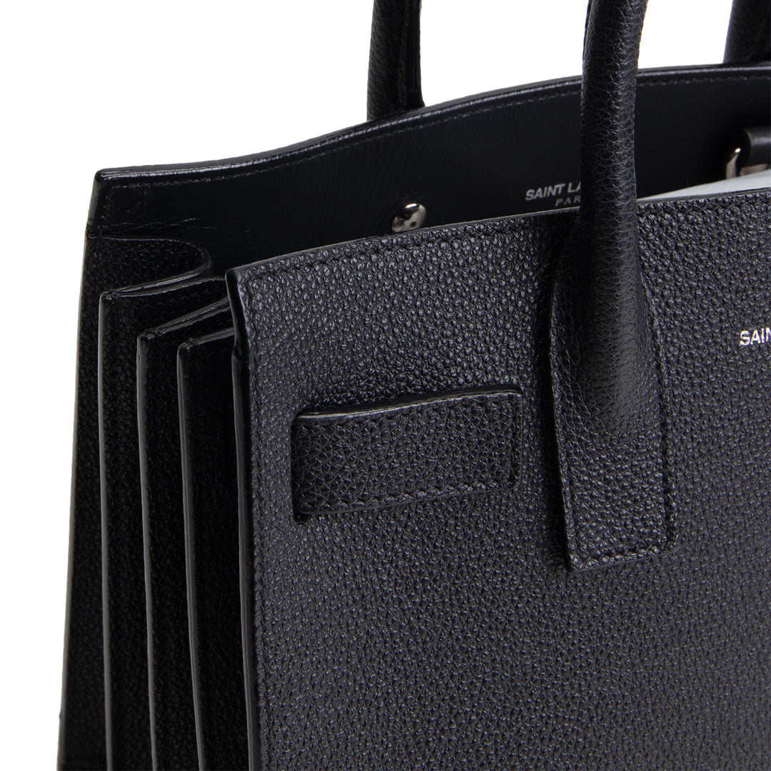 SAINT LAURENT Nano Sac de Jour Shoulder Bag - Black