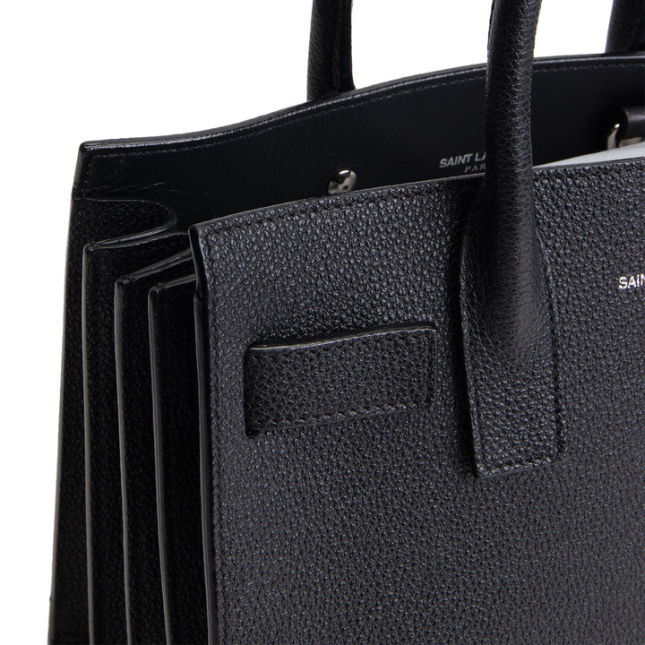 SAINT LAURENT Nano Sac de Jour Shoulder Bag - Black