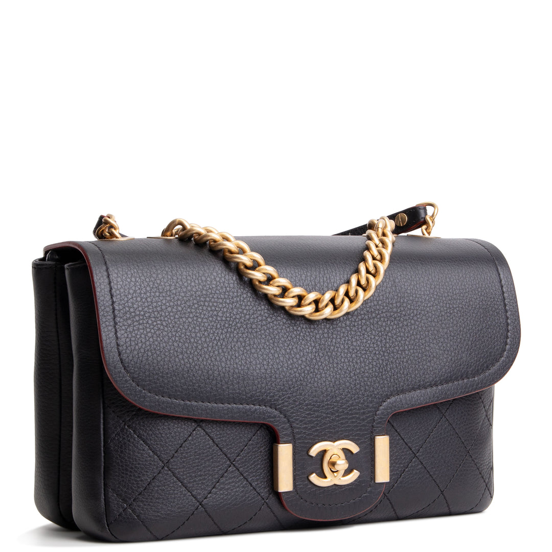 CHANEL Archi Chic Flap Bag - Black