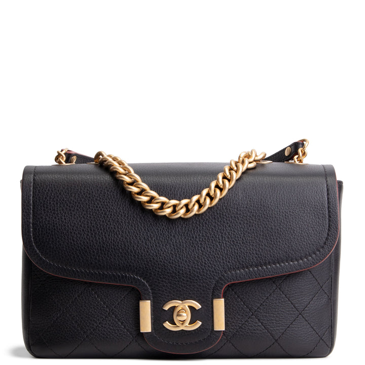 CHANEL Archi Chic Flap Bag - Black