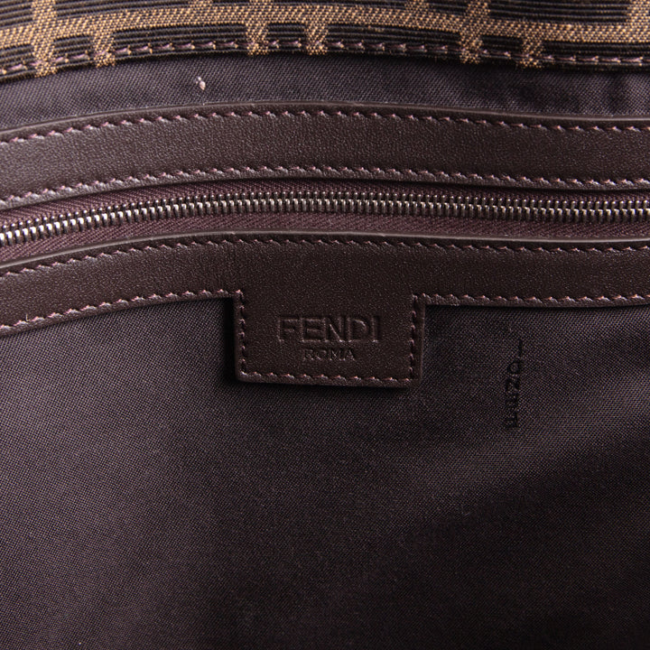 FENDI Zucca Jacquard Shopping Tote - Tobacco