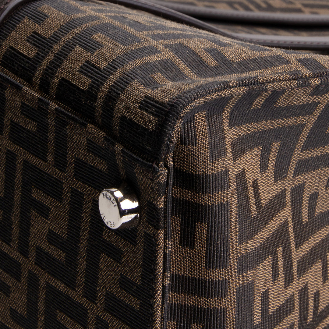 FENDI Zucca Jacquard Shopping Tote - Tobacco