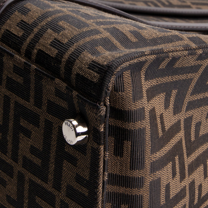 FENDI Zucca Jacquard Shopping Tote - Tobacco