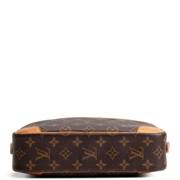 LOUIS VUITTON Vintage Trocader 27 Monogram OUTLET FINAL SALE