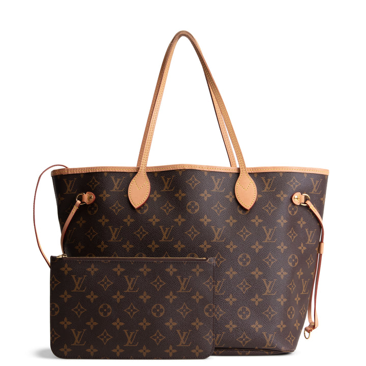 LOUIS VUITTON Neverfull MM Monogram w/ Pouch