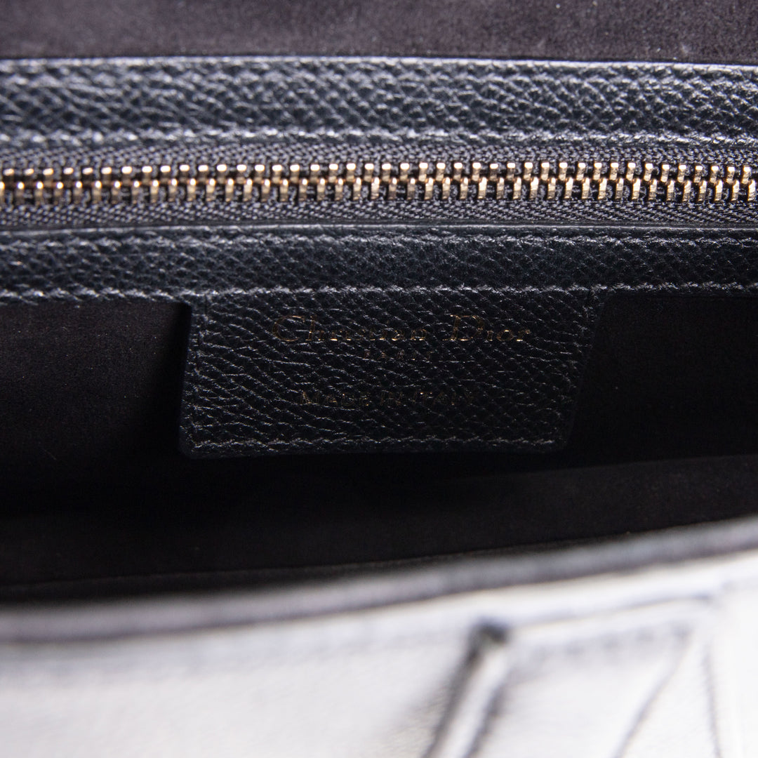 DIOR Leather Saddle Bag - Black