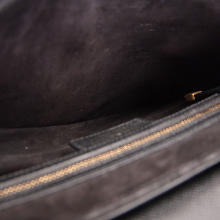 DIOR Leather Saddle Bag - Black