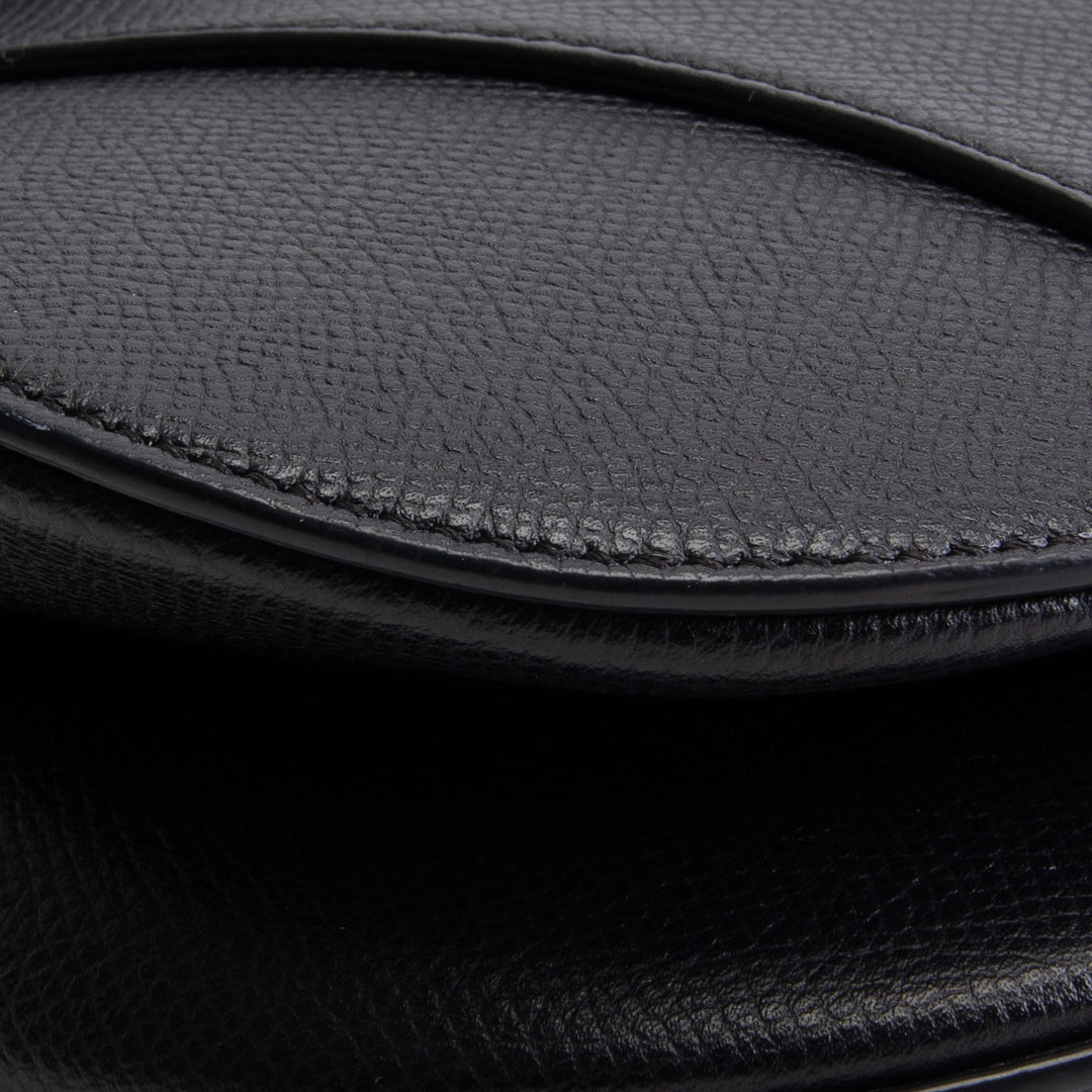 DIOR Leather Saddle Bag - Black