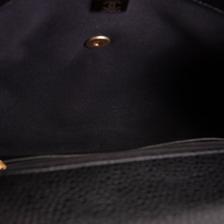 CHANEL Grained Calfskin Cruise Flap Bag