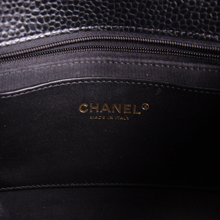 CHANEL Grained Calfskin Cruise Flap Bag