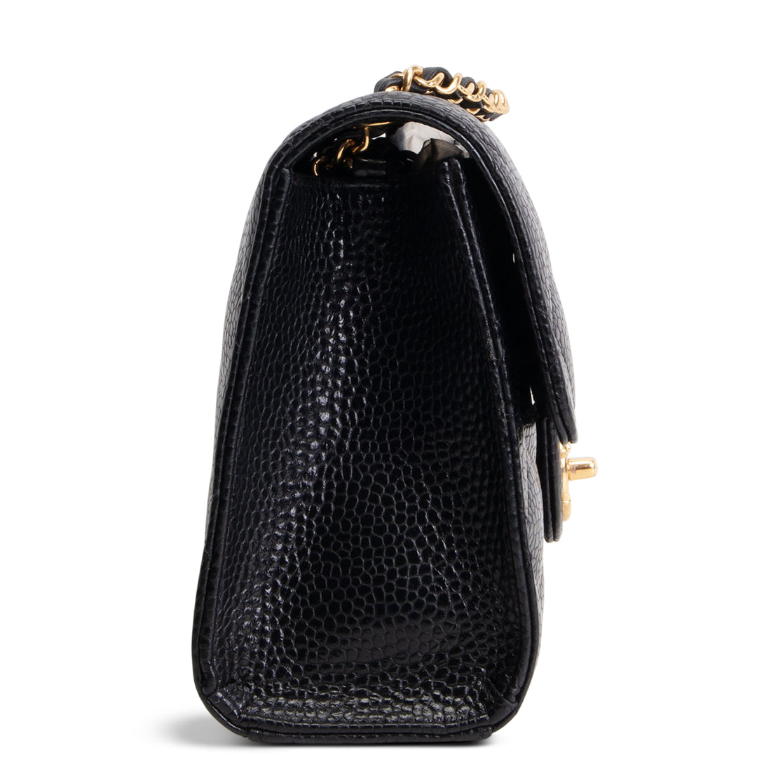 CHANEL Grained Calfskin Cruise Flap Bag