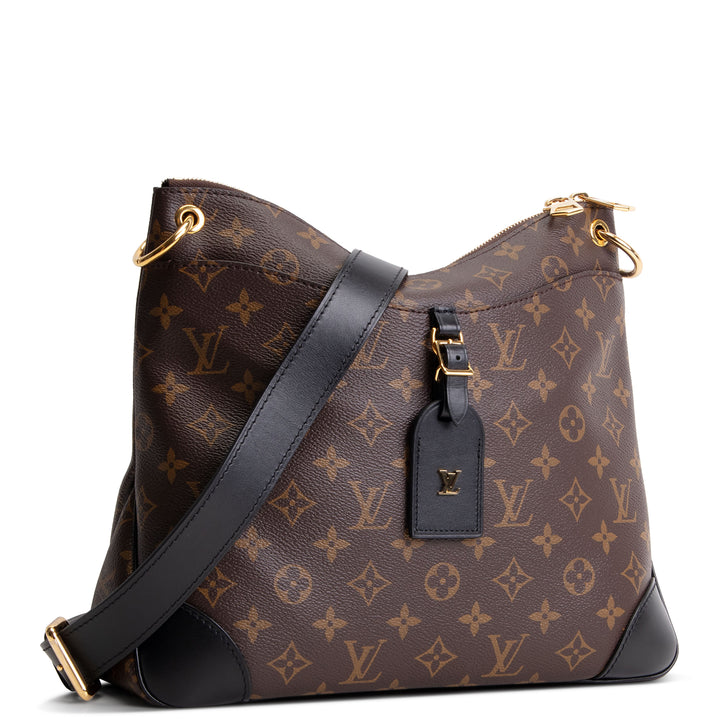 LOUIS VUITTON Monogram Macassar Odeon MM