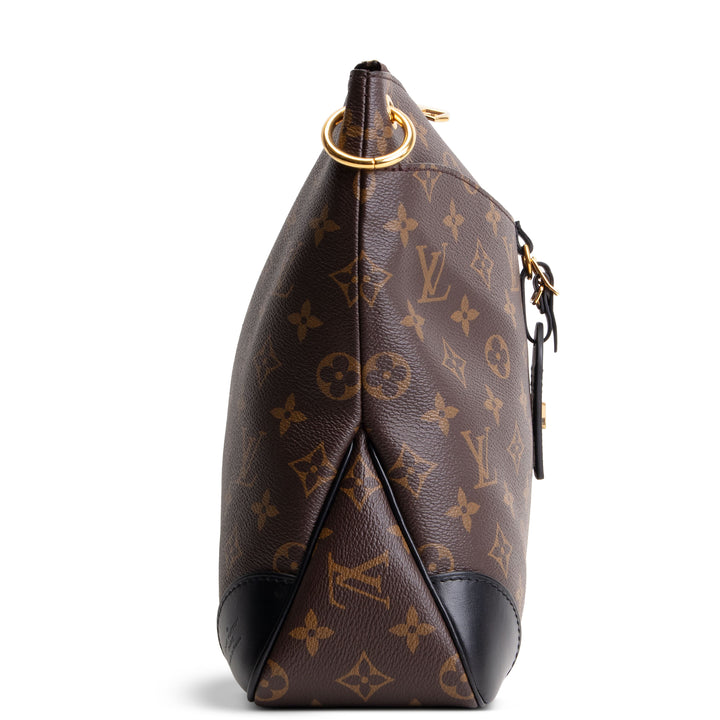 LOUIS VUITTON Monogram Macassar Odeon MM