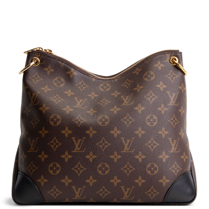 LOUIS VUITTON Monogram Macassar Odeon MM