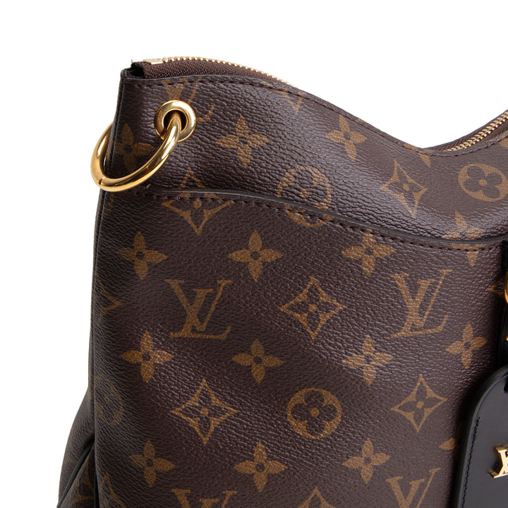 LOUIS VUITTON Monogram Macassar Odeon MM