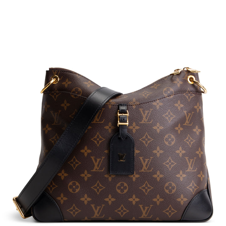 LOUIS VUITTON Monogram Macassar Odeon MM