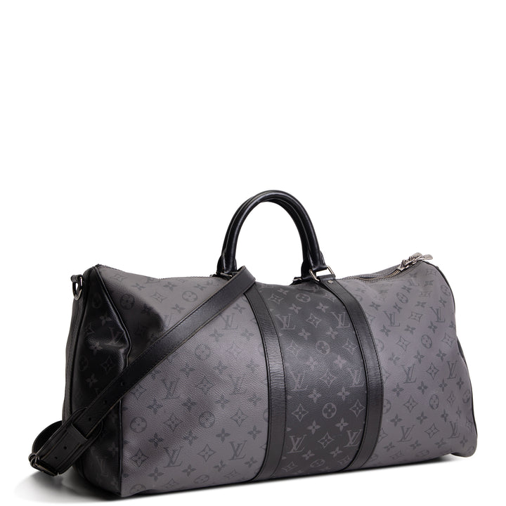 LOUIS VUITTON Keepall 50 Eclipse Monogram OUTLET FINAL SALE