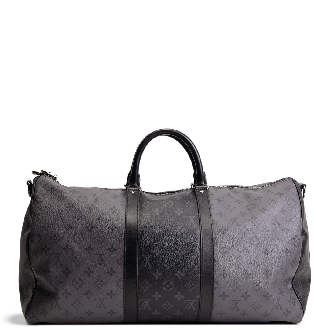 LOUIS VUITTON Keepall 50 Eclipse Monogram OUTLET FINAL SALE