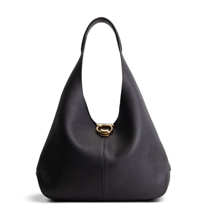 FERRAGAMO Gancio Hobo - Black