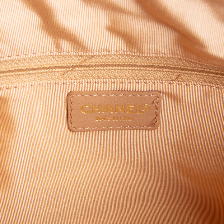 CHANEL Vintage Chocolate Bar CC Shoulder Bag - Metallic Gold OUTLET FINAL SALE