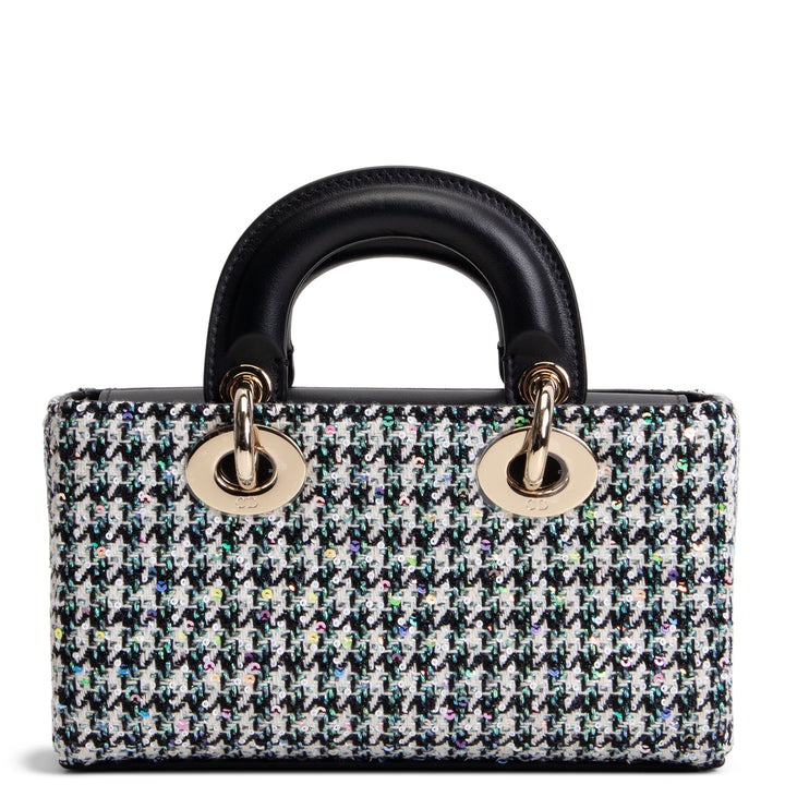 DIOR Mini Lady D-Joy Bag - Multicolor Sequins w/ Houndstooth