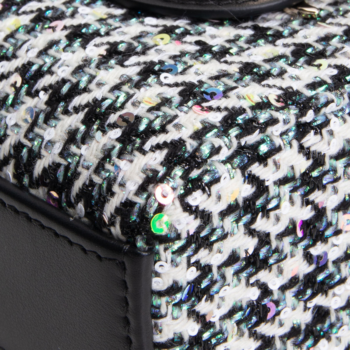 DIOR Mini Lady D-Joy Bag - Multicolor Sequins w/ Houndstooth