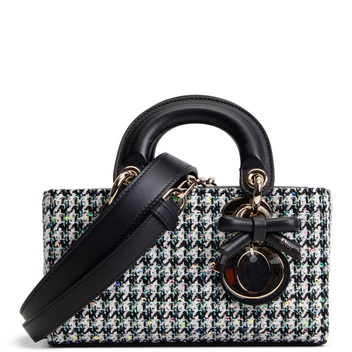DIOR Mini Lady D-Joy Bag - Multicolor Sequins w/ Houndstooth