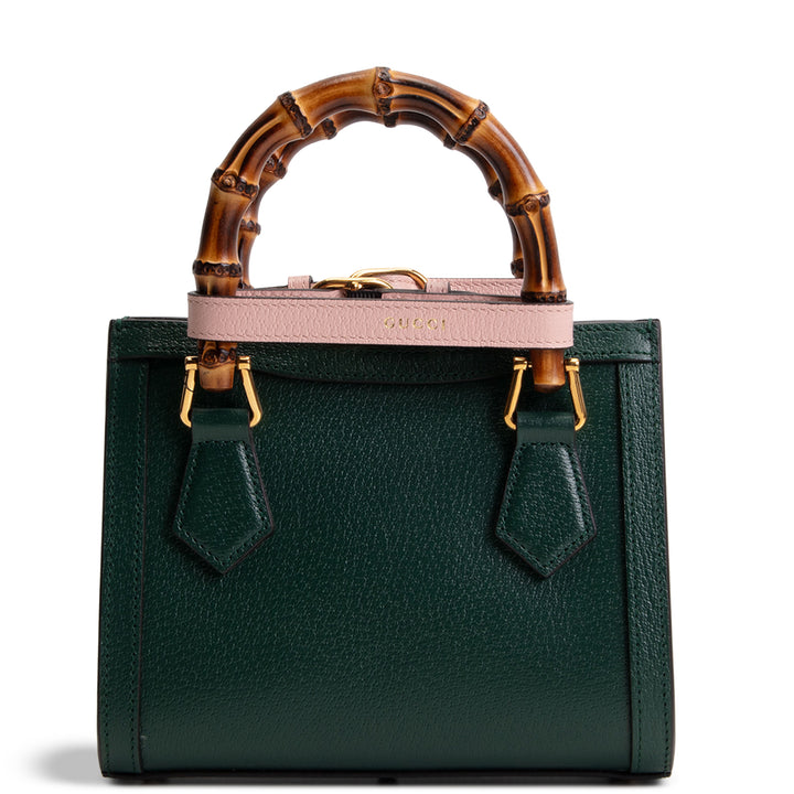 GUCCI Small Diana Top Handle Shoulder Bag - Green