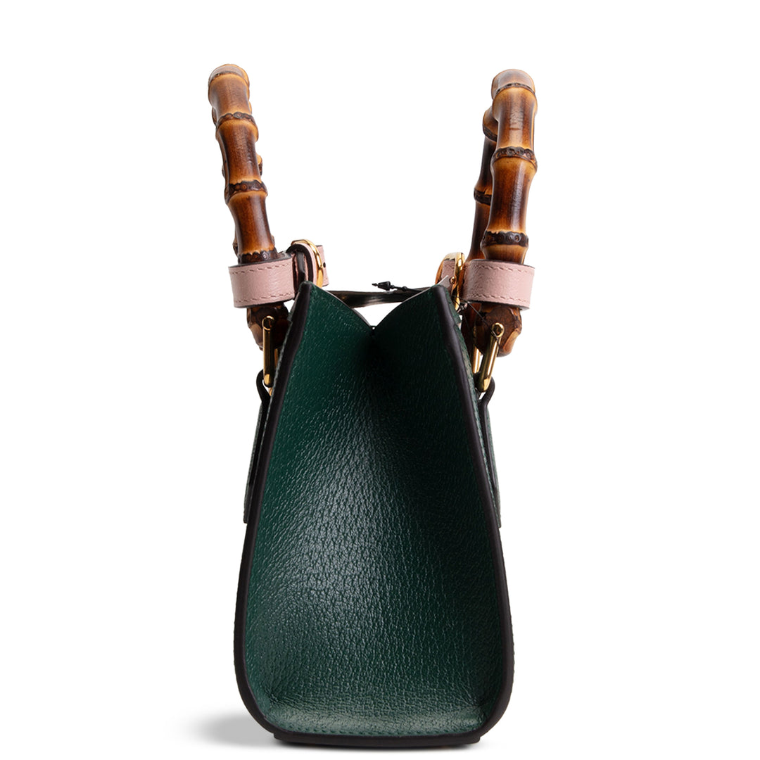 GUCCI Small Diana Top Handle Shoulder Bag - Green