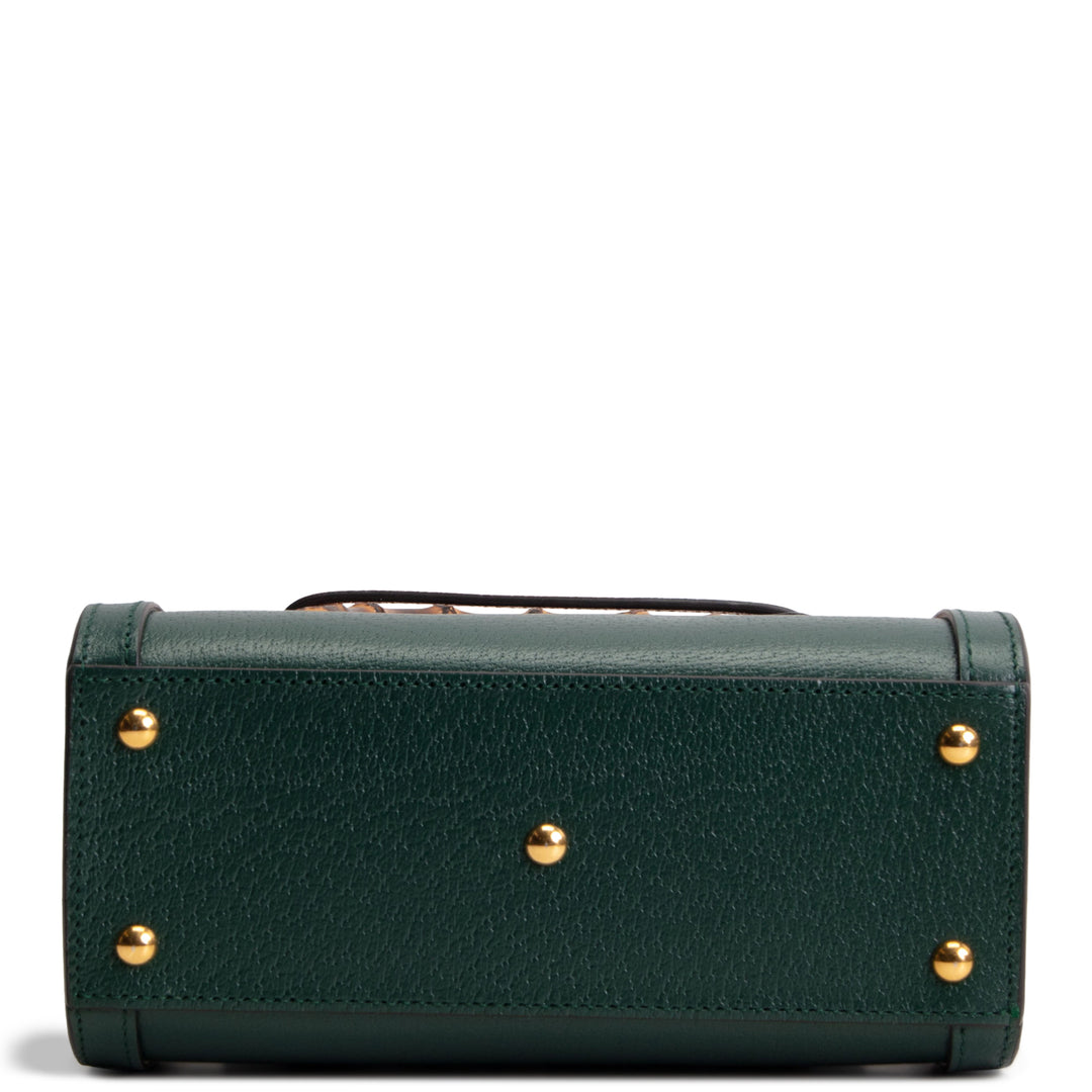 GUCCI Small Diana Top Handle Shoulder Bag - Green