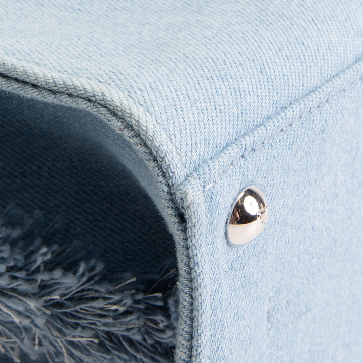 FENDI Denim Fray 3 Jour Mini