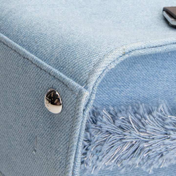 FENDI Denim Fray 3 Jour Mini
