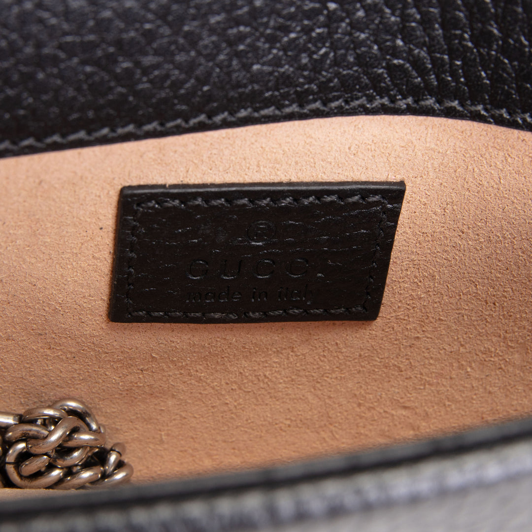 GUCCI Leather Super Mini Dionysus