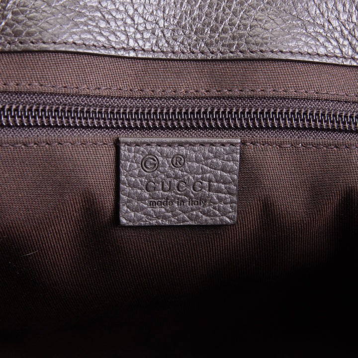 GUCCI GG Canvas Messenger Bag - Beige & Ebony