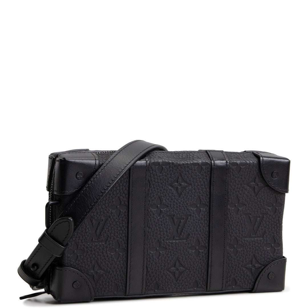 LOUIS VUITTON Taurillon Soft Trunk Wallet - Black
