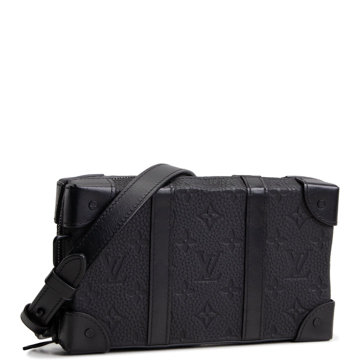 LOUIS VUITTON Taurillon Soft Trunk Wallet - Black