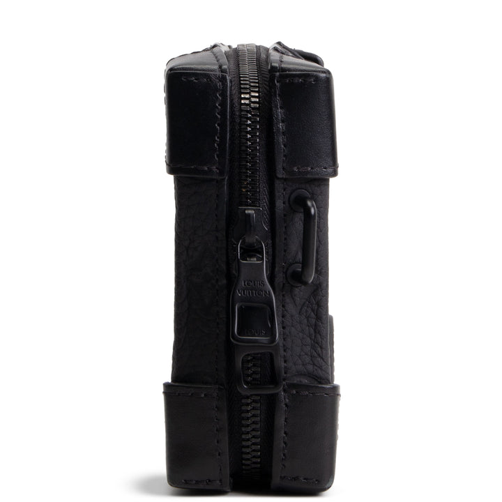 LOUIS VUITTON Taurillon Soft Trunk Wallet - Black
