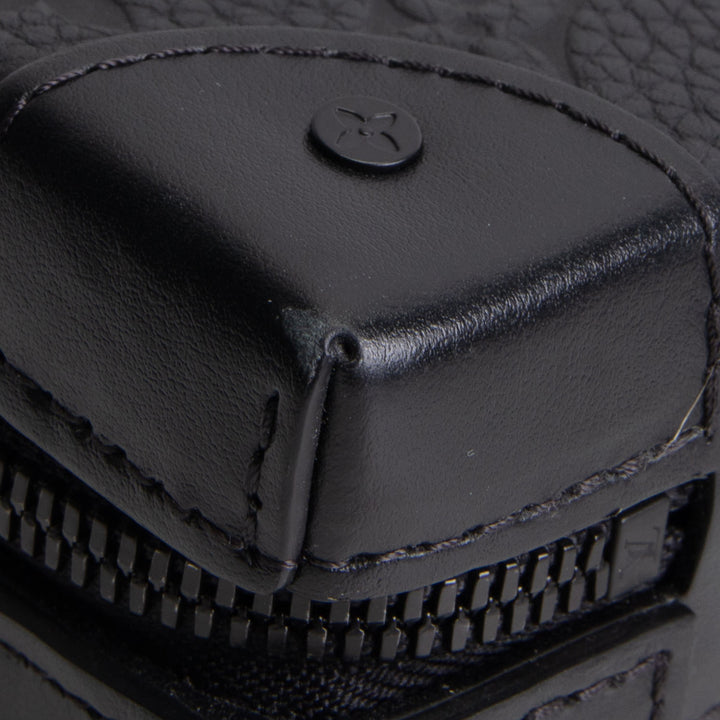 LOUIS VUITTON Taurillon Soft Trunk Wallet - Black