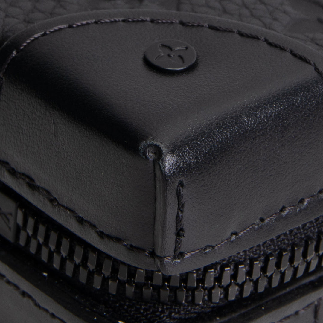 LOUIS VUITTON Taurillon Soft Trunk Wallet - Black